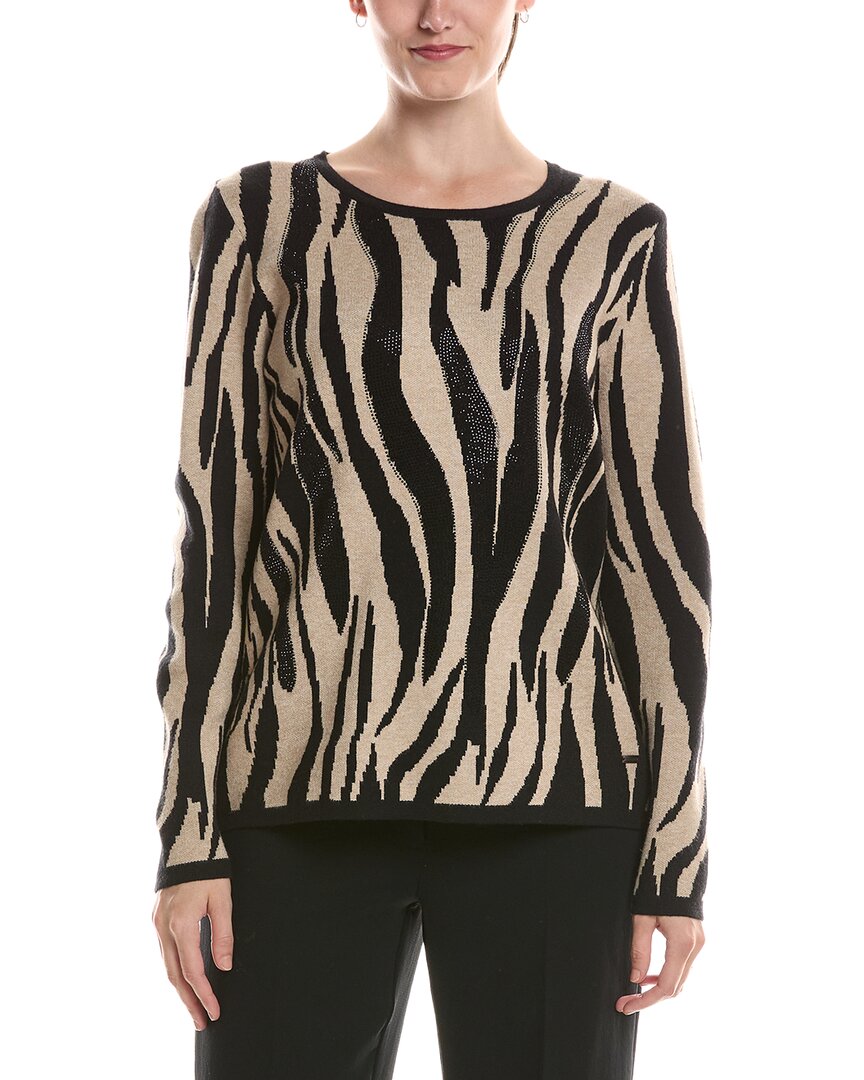 Picadilly Animal Jacquard Sweater