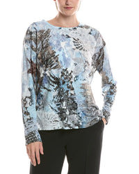 Picadilly Picadilly Crewneck Printed Top