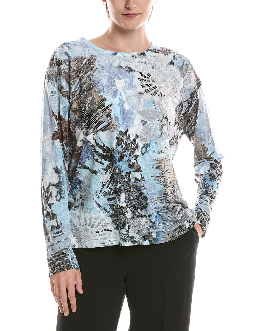 Picadilly Picadilly Crewneck Printed Top