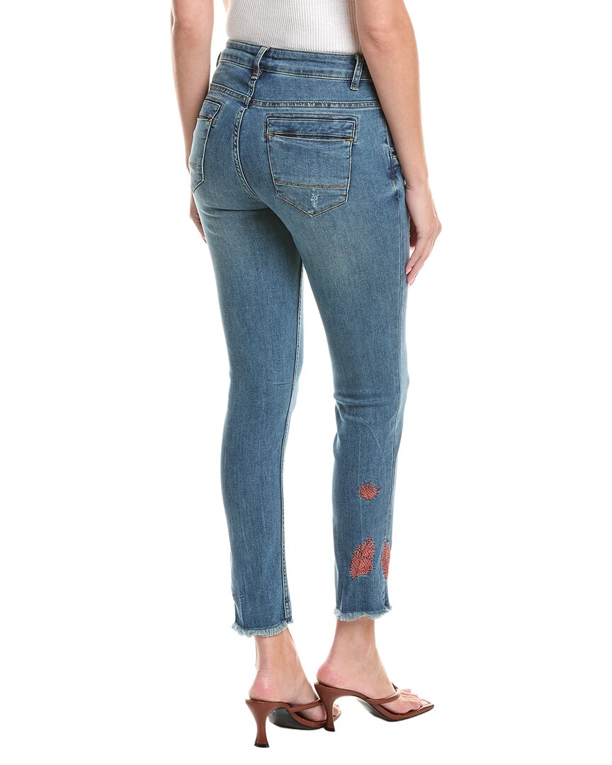 Picadilly Embroidered Ankle Length Jean