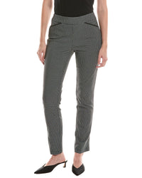 Picadilly Piping Detailed Straight Leg Full-Length Pant