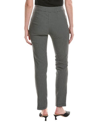 Picadilly Piping Detailed Straight Leg Full-Length Pant