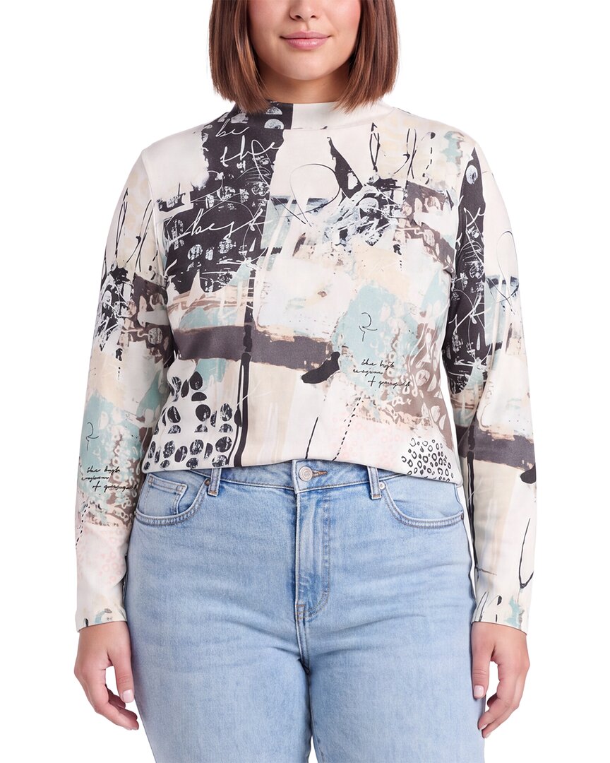 Picadilly Picadilly Crewneck Printed Top