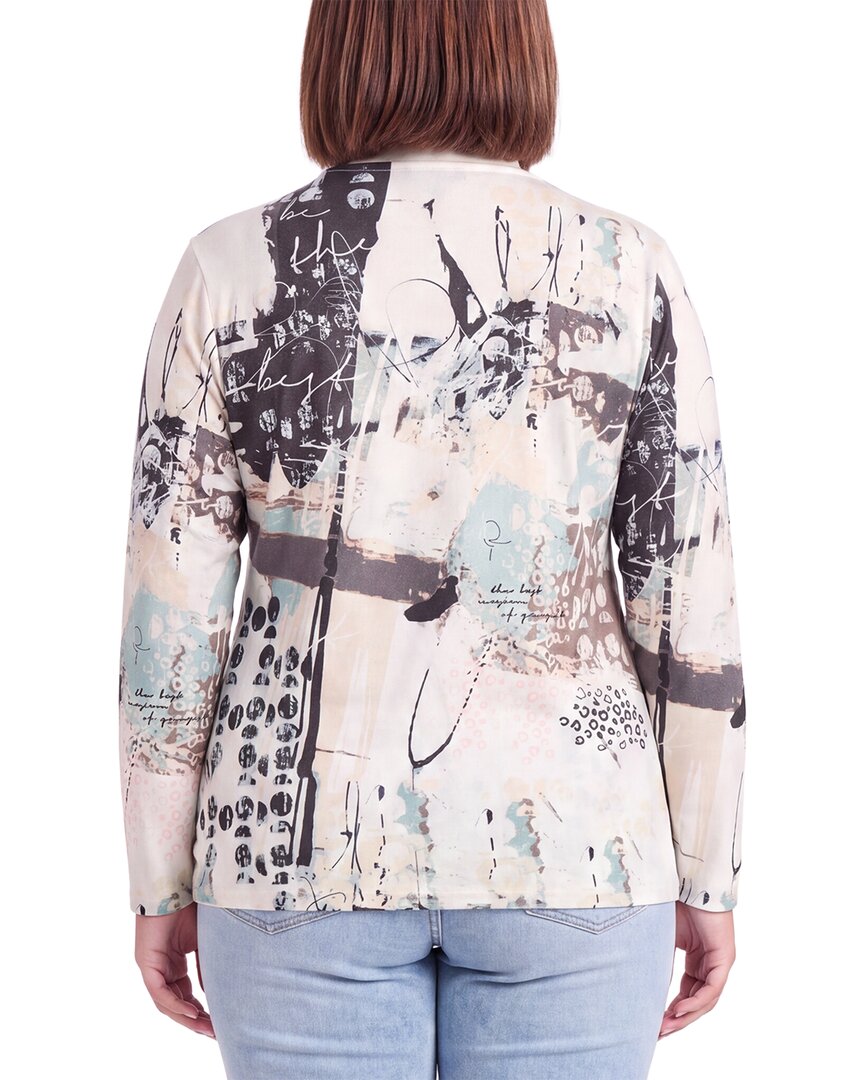 Picadilly Picadilly Crewneck Printed Top
