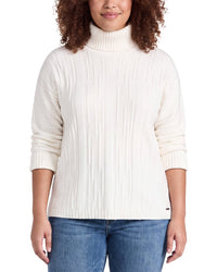 Picadilly Picadilly 3/4-Sleeve Textured Sweater