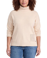Picadilly Picadilly Beaded Pocket Sweater