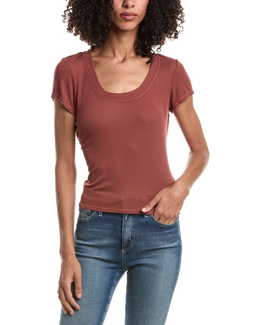 Bella Dahl Bella Dahl Wide U-Neck Slim Fit T-Shirt
