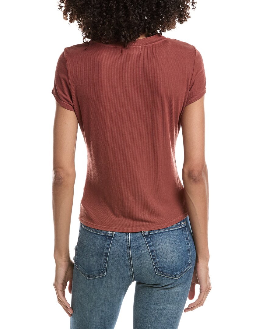 Bella Dahl Bella Dahl Wide U-Neck Slim Fit T-Shirt
