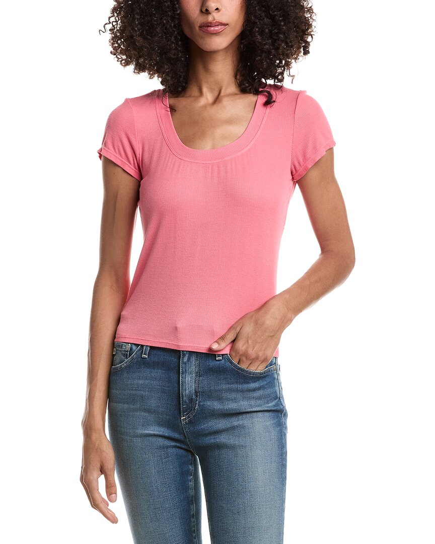 Bella Dahl Bella Dahl Wide U-Neck Slim Fit T-Shirt