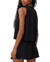 Bella Dahl Bella Dahl Linen-Blend Tie Front Vest