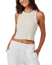 Bella Dahl Bella Dahl Raw Edge Cropped Tank