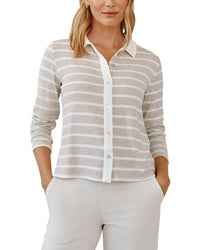 Bella Dahl Bella Dahl Contrast Placket Button Down Shirt