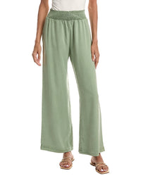 Bella Dahl Bella Dahl Smocked Waist Wide Leg Relaxed Fit Pant