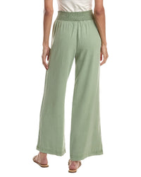 Bella Dahl Bella Dahl Smocked Waist Wide Leg Relaxed Fit Pant
