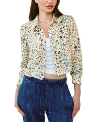 Bella Dahl Bella Dahl Linen-Blend Cropped Shirt