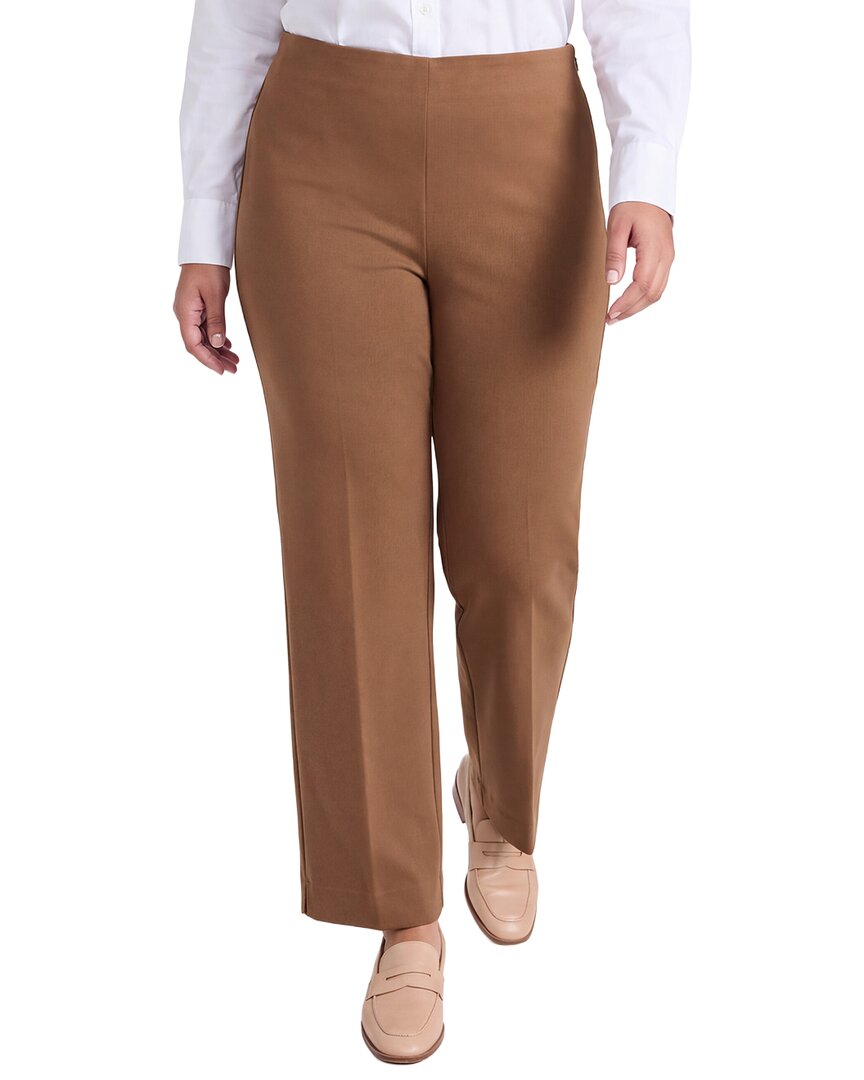 Anne Klein Plus Hollywood Waist Slim Ankle Pant
