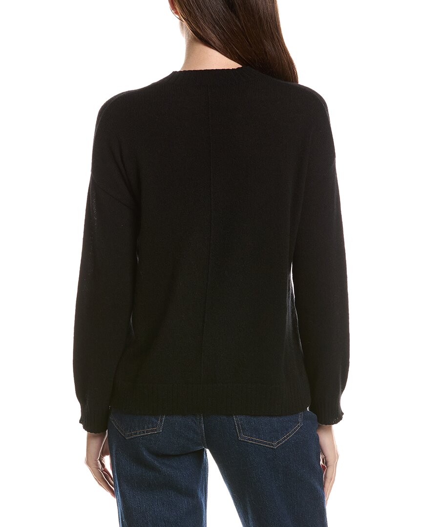 Hannah Rose Hannah Rose Basic V-Neck 100% Cashmere Sweater