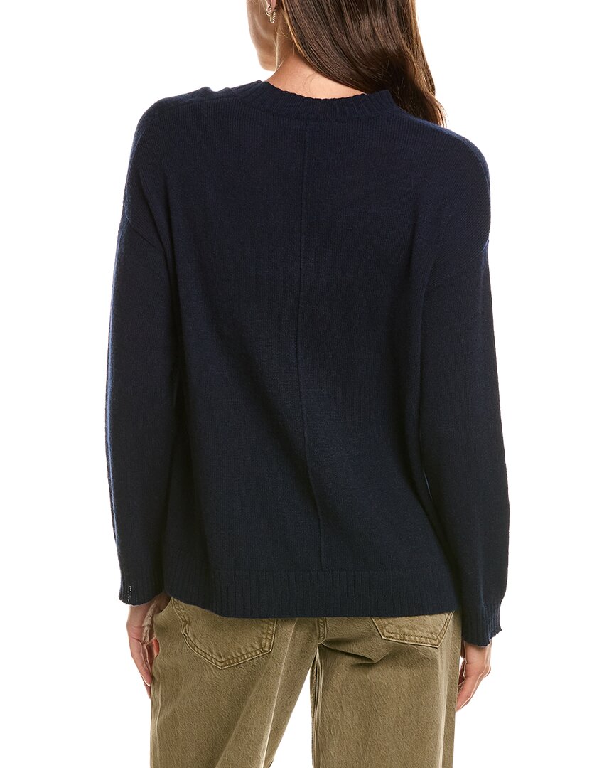 Hannah Rose Hannah Rose Basic 100% Cashmere V-Neck Sweater