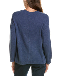 Hannah Rose Hannah Rose Basic 100% Cashmere V-Neck Sweater