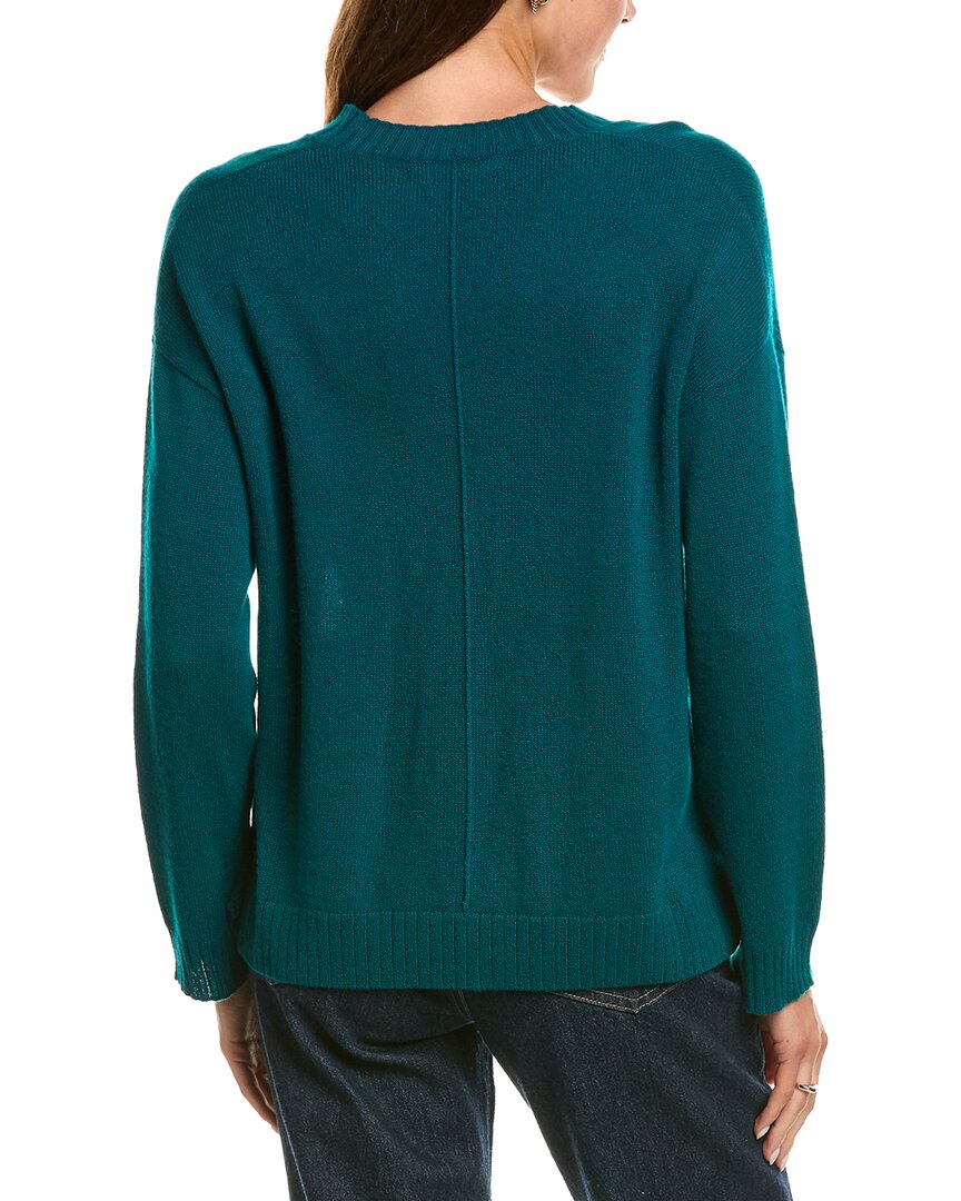 Hannah Rose Hannah Rose Basic V-Neck 100% Cashmere Sweater