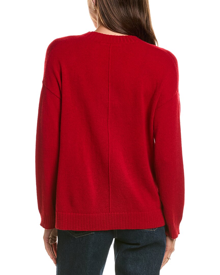 Hannah Rose Hannah Rose Basic V-Neck 100% Cashmere Sweater