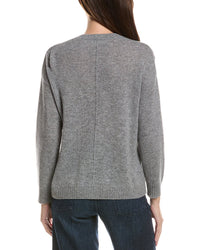 Hannah Rose Hannah Rose Basic Crewneck 100% Cashmere Sweater
