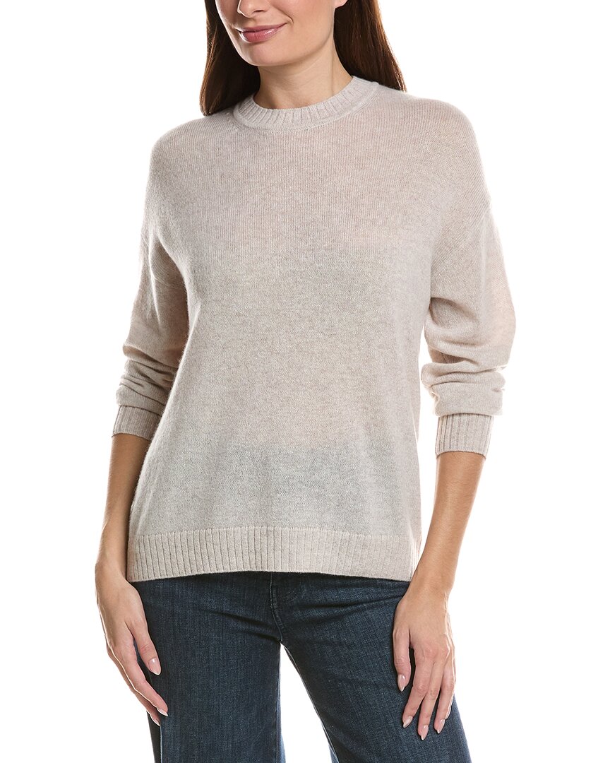 Hannah Rose Hannah Rose Basic Crewneck 100% Cashmere Sweater