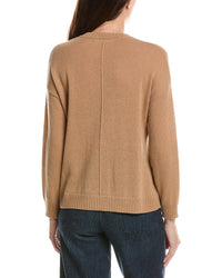 Hannah Rose Hannah Rose Basic Crewneck 100% Cashmere Sweater