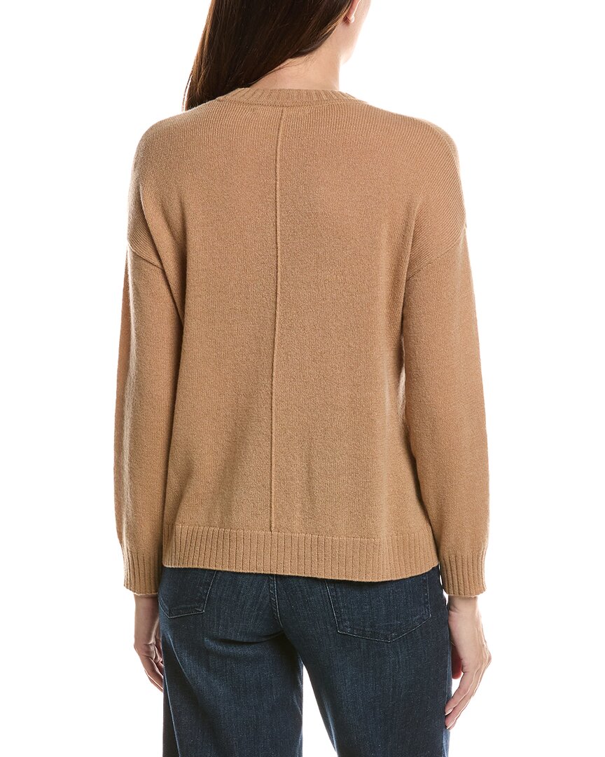 Hannah Rose Hannah Rose Basic Crewneck 100% Cashmere Sweater