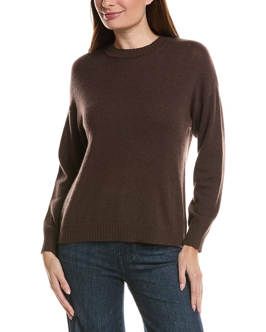 Hannah Rose Hannah Rose Basic Crewneck 100% Cashmere Sweater