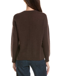 Hannah Rose Hannah Rose Basic Crewneck 100% Cashmere Sweater