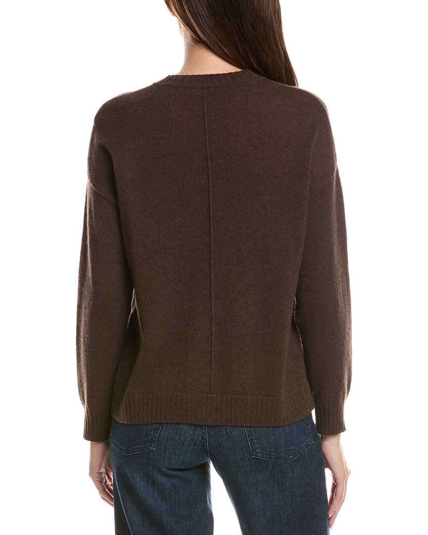 Hannah Rose Hannah Rose Basic Crewneck 100% Cashmere Sweater