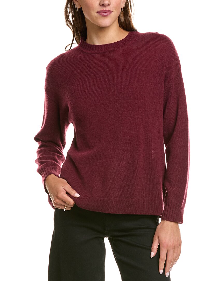 Hannah Rose Hannah Rose Basic Crewneck 100% Cashmere Sweater