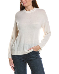 Hannah Rose Hannah Rose Basic Crewneck 100% Cashmere Sweater