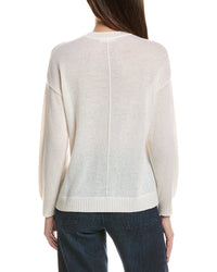 Hannah Rose Hannah Rose Basic Crewneck 100% Cashmere Sweater