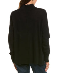 Hannah Rose Hannah Rose Basic 100% Cashmere Mock Neck Sweater