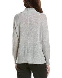 Hannah Rose Hannah Rose Basic Mock Neck 100% Cashmere Sweater