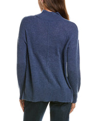Hannah Rose Hannah Rose Basic 100% Cashmere Mock Neck Sweater