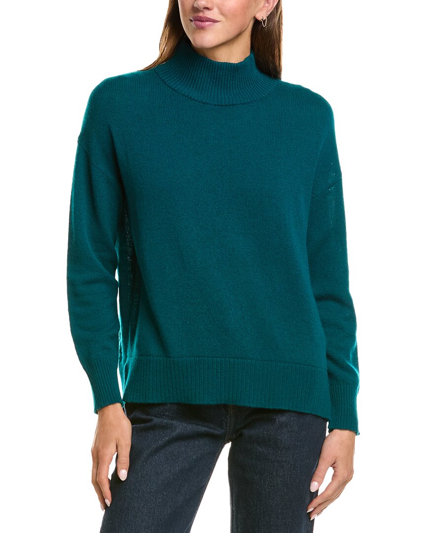 Hannah Rose Hannah Rose Basic Mock Neck 100% Cashmere Sweater