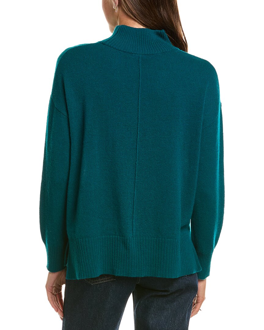 Hannah Rose Hannah Rose Basic Mock Neck 100% Cashmere Sweater