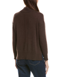 Hannah Rose Hannah Rose Basic Mock Neck 100% Cashmere Sweater