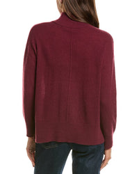 Hannah Rose Hannah Rose Basic 100% Cashmere Mock Neck Sweater
