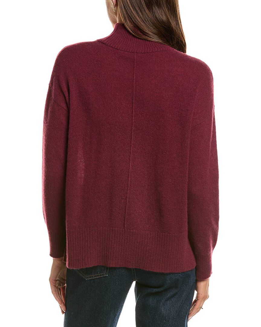 Hannah Rose Hannah Rose Basic 100% Cashmere Mock Neck Sweater