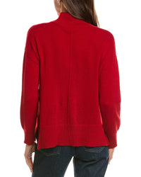 Hannah Rose Hannah Rose Basic Mock Neck 100% Cashmere Sweater