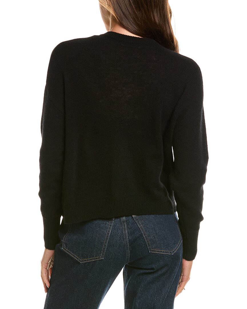 Hannah Rose Hannah Rose Drop Shoulder 100% Cashmere Cardigan
