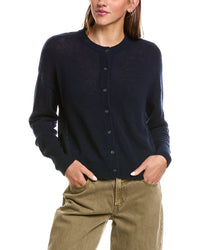 Hannah Rose Hannah Rose Drop Shoulder 100% Cashmere Cardigan
