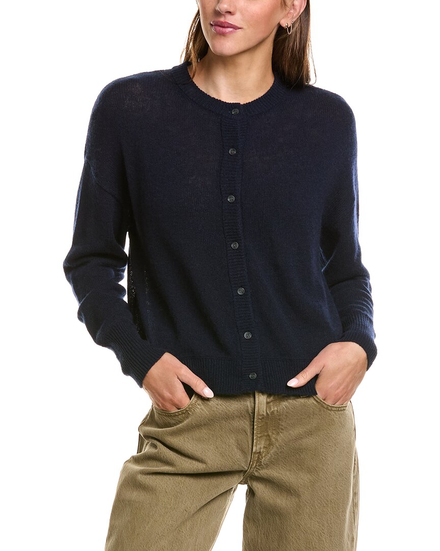 Hannah Rose Hannah Rose Drop Shoulder 100% Cashmere Cardigan