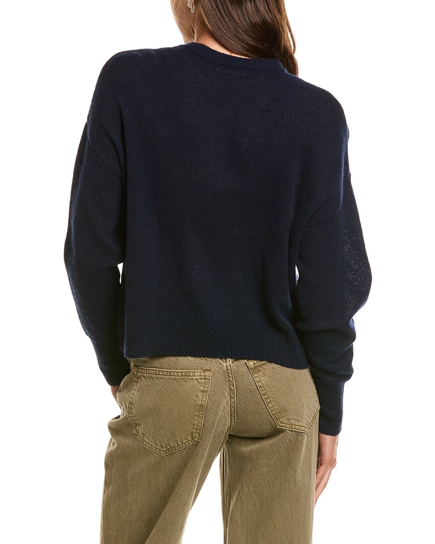 Hannah Rose Hannah Rose Drop Shoulder 100% Cashmere Cardigan