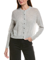 Hannah Rose Hannah Rose Drop-Shoulder 100% Cashmere Cardigan