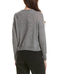 Hannah Rose Hannah Rose Drop-Shoulder 100% Cashmere Cardigan